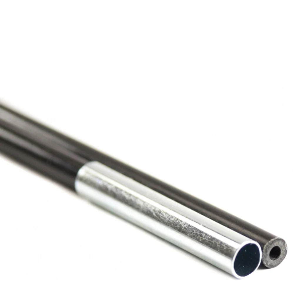 Folding Outdoor Vinyl Resin Material Fiberglass Rod Camping Tent Pole with Aluminum ferrule on one side