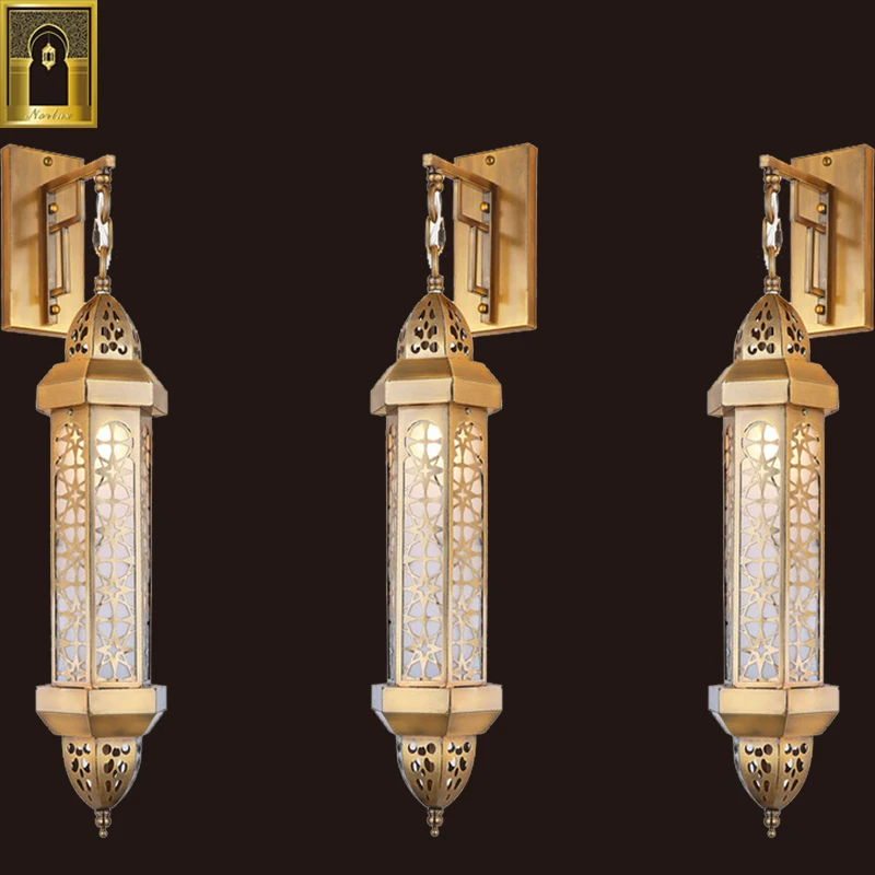 Moroccan wall mounted handmade decorative lighting corridor illumination outdoor wall lamp
