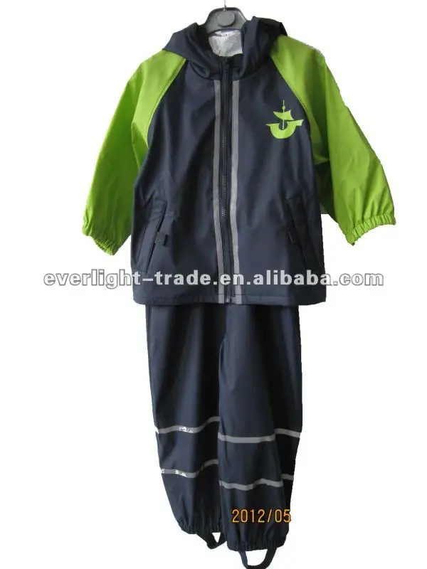 детей pu плащ