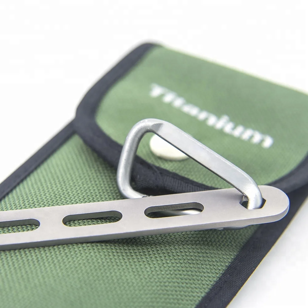 Titanium Food Grade spoon With outdoor camping hiking tableware