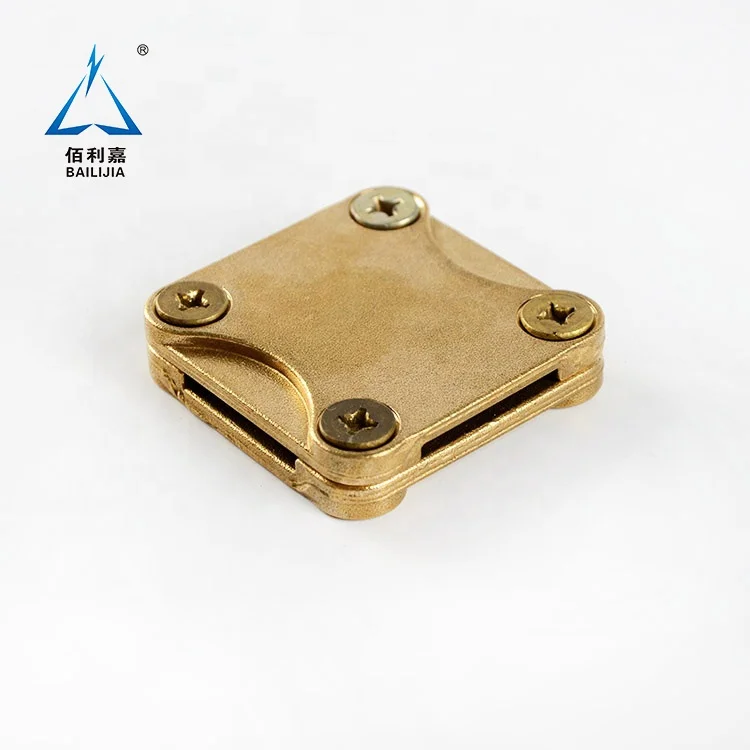 Shaoxing Bailijia Brass Manufacture Lightning Protection Earthing Using Conductor Joint Square Clamp