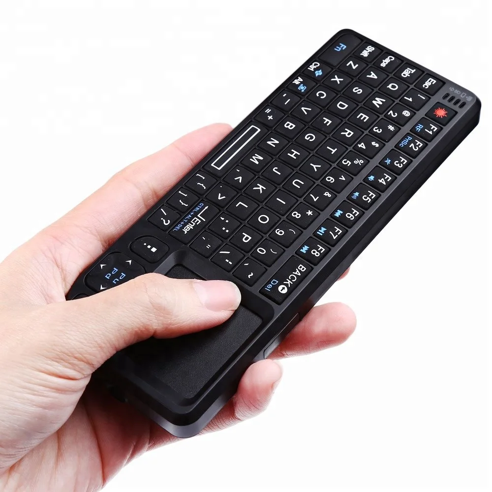 A8 Mini Portable Keyboard Wireless with Touching pad For HTPC Laptop PC