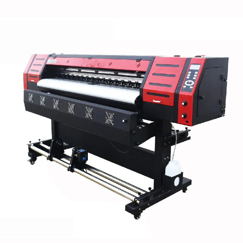 TJET 16dx7-1 1.6M 5ft dx7 industrial heavy duty inkjet flower printing machine 4 color solvent printer
