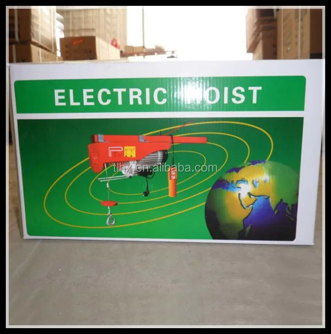 220V/110V 1600W two-phase small electric hoist 1000kg PA1000