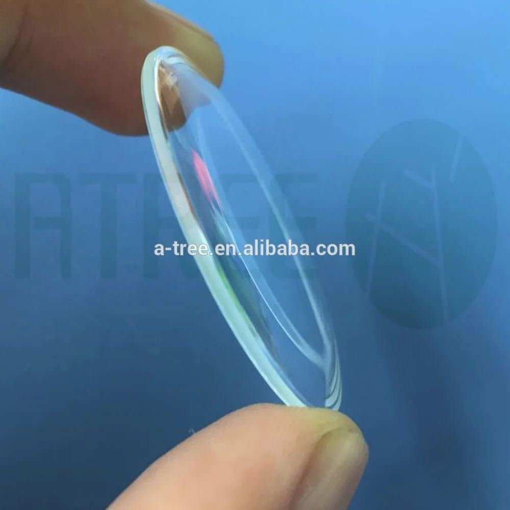 Flat Dome Shape Glass For Instrument And Wrist Watch