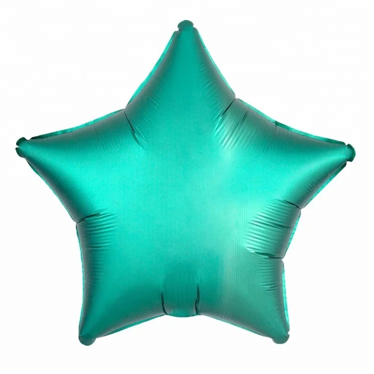 Китай оптовая продажа Звезда образный 18 дюймов прямые однотонные воздушные шары из фольги для праздничных украшений.