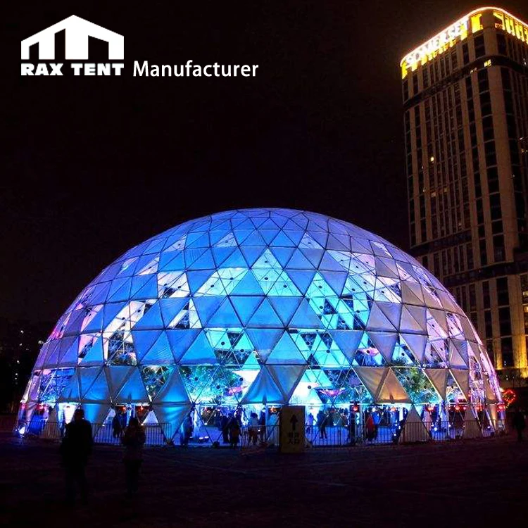 Outdoor White 20m/30m Dome Tent Large Heavy Duty Geodesic Dome Sphere Tent For Event Hot Sale