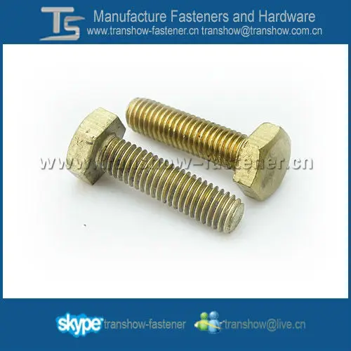 Fine Quality China Suppy Bronze Brass Hex Bolt