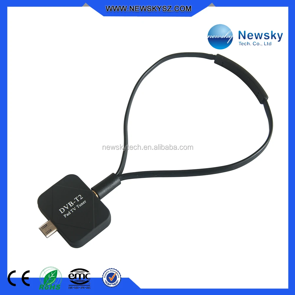 USB DVB-T2 Receiver Free Watch Digital TV on Android Phone