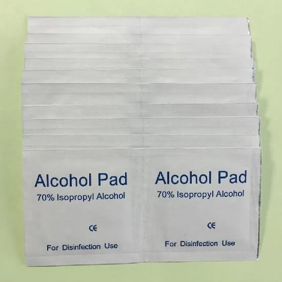 Non-woven pad 70% isopropyl preb pad swab