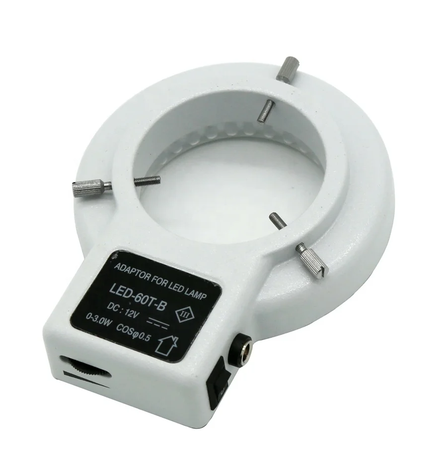 LED-60TB белый микроскоп кольцо света осветитель