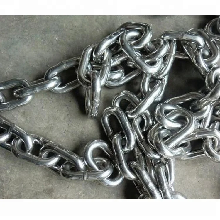 Grade 30 80 Galvanized Chain Steel Link Proof Coil Chain Blacking Finishing