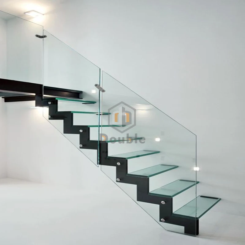 
Modern Plexiglass Staircase Stainless Steel Stair/Staircase/Stairway 