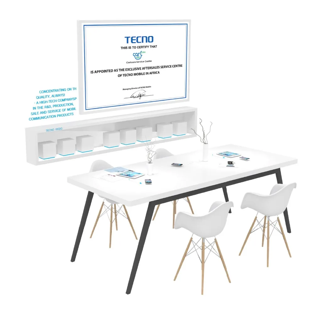 
 Деревянный витринный стол для розничного магазина  