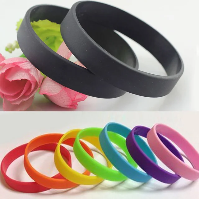 Custom personalized printed silicone sport  bracelet wristband rubber wrist hand band for activities events