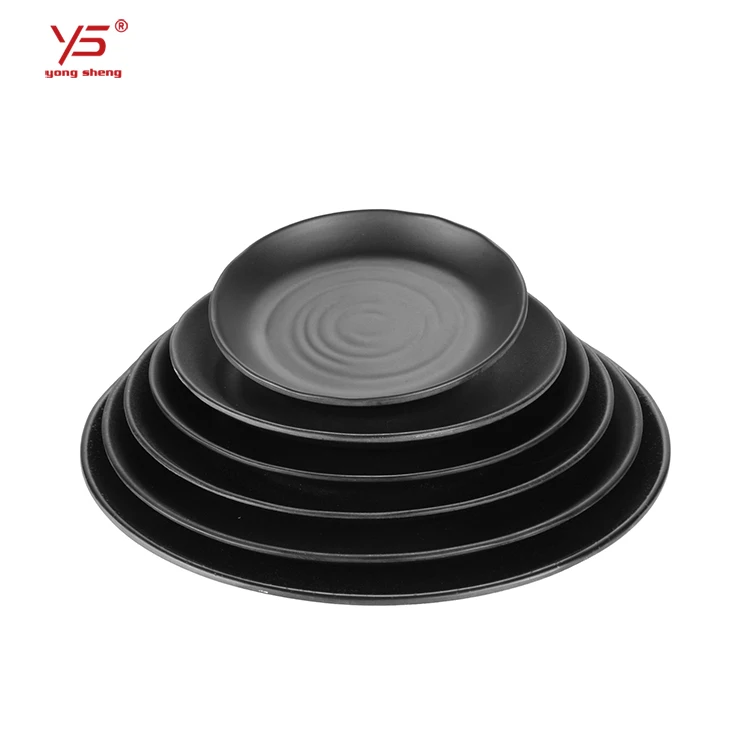 Trade assurance 100% melamine frosted cheffing dishes for restaurant