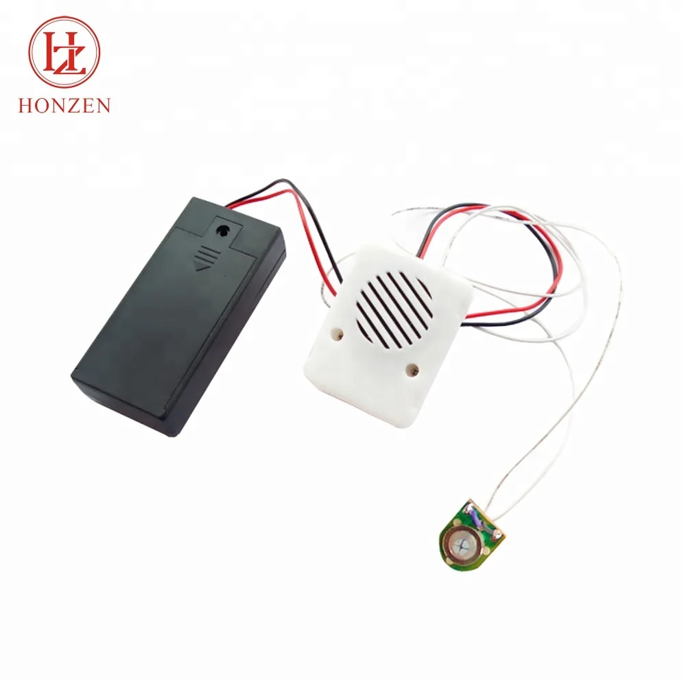 Custom programmable voice recordable push button musical box sound module for kid stuffed animals toys