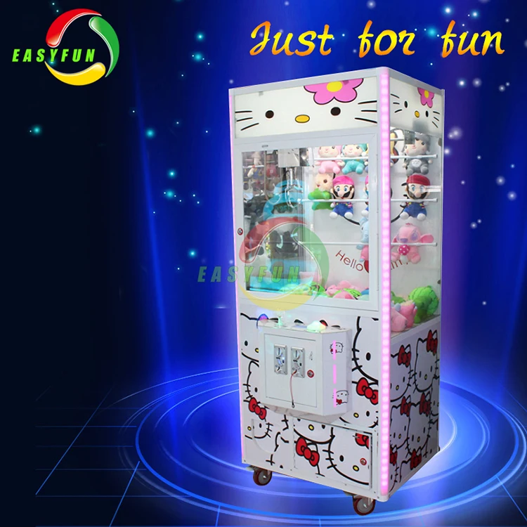 Amusement Game Center Coin Push Stuffed Toys Catcher Claw Crane Machine For Sale