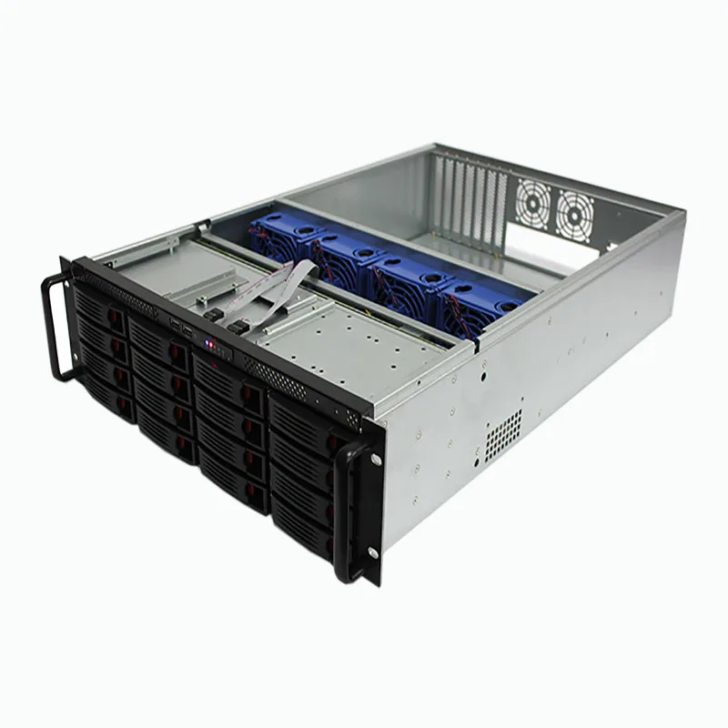 3U server case with 16 hot swap bays server chassis data storage for office use