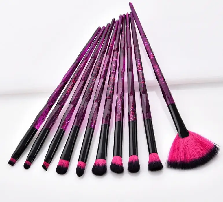 Wholesale Fashion Purple Night Sky diamond makeup brush