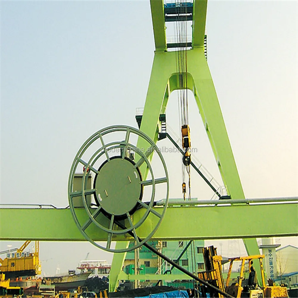 Large Power supply cable reel Hot Sale DJ1C Hysteresis cable reel for crane,Hysteresis cable reel drum