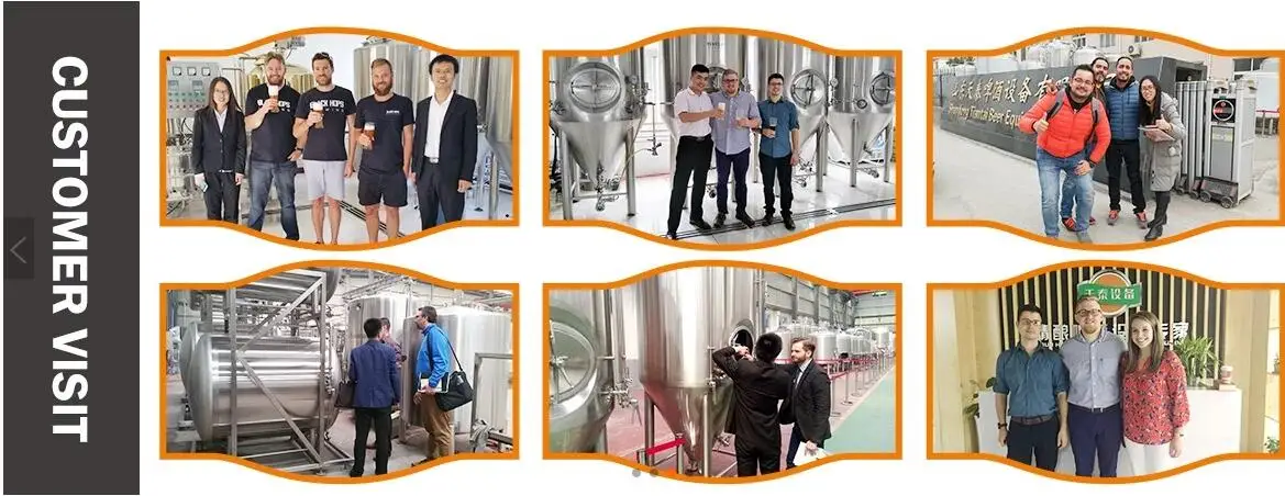 Tiantai 20 HL customized steam four vessel micro brewery brewing equipment nz