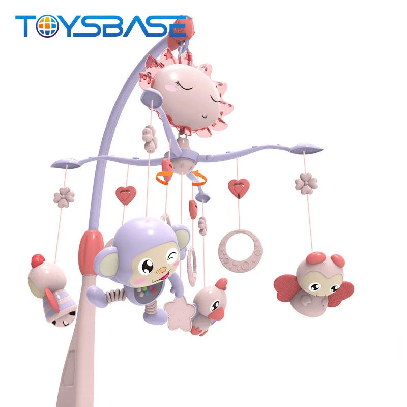 Flower Valley Appease Hanging Musical Bell Toy Baby Mobile Bed