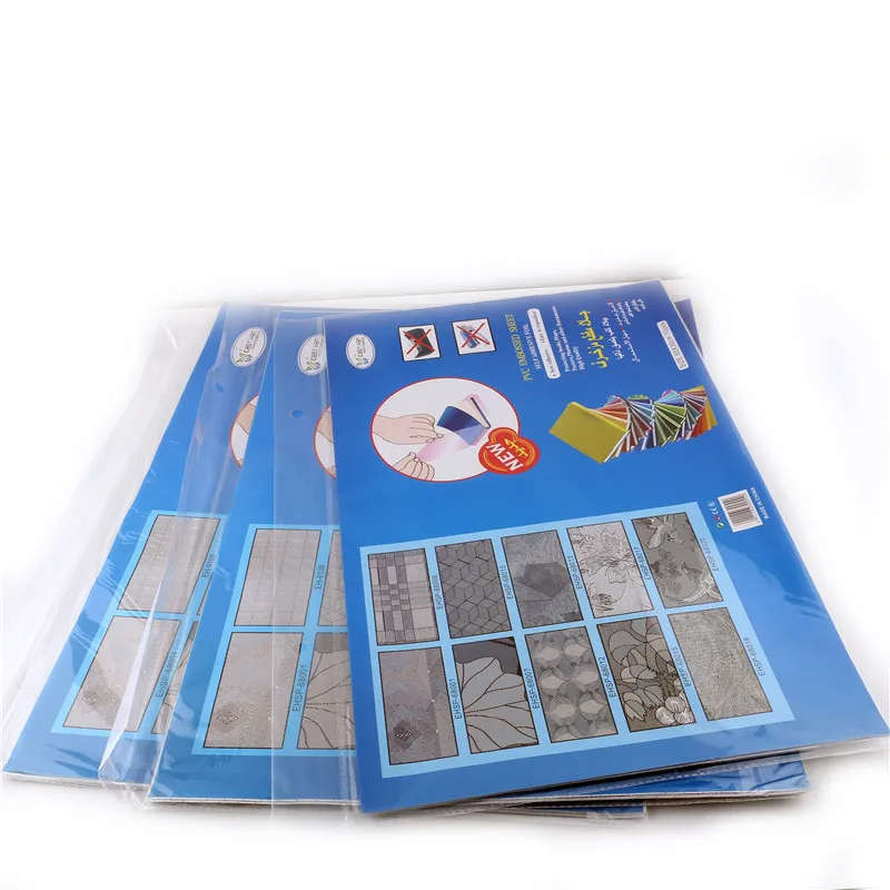 Self Adhesive Transparent And Embossed PVC Book Cover