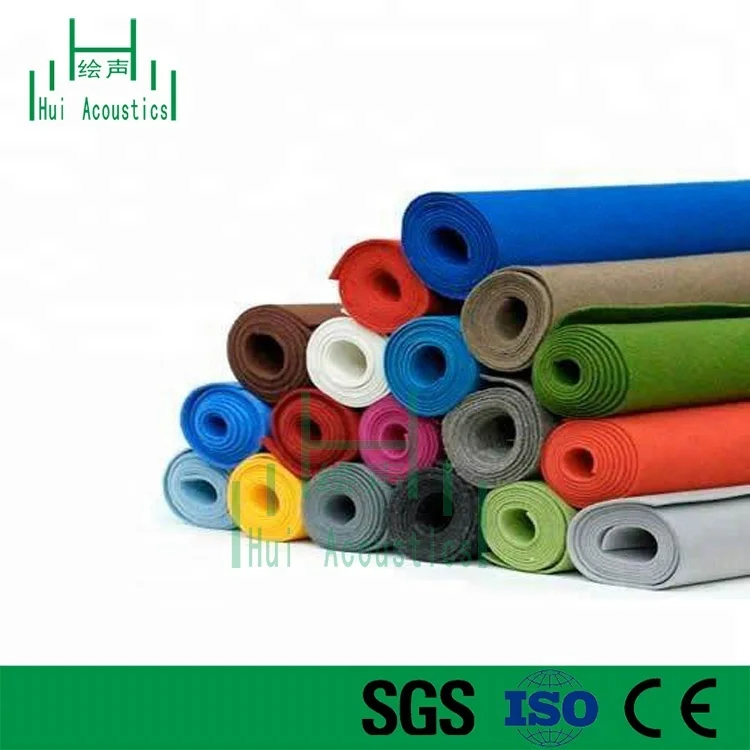 Acoustic Mounting Fabric Fiberglass Wall Covering Fabric Wholesale Panel Fabric Made of Polyester DIY