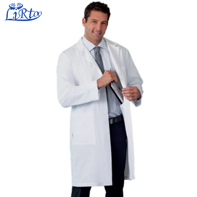 Wholesale Manufacturer Supply Unisex Doctor Lab Coat with customer design embroidered