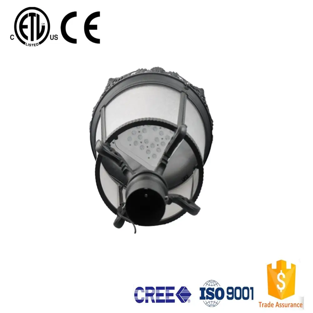 Литой под давлением алюминий 35 Вт столб Топ парк свет наружные светодиодные садовые фонари