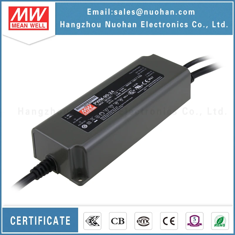 Mean well PWM-90-24 24V 90W 0-10v dimming led driver