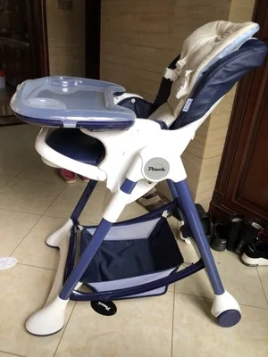 
Purorigin plastic portable baby feeding folding high chair for children 