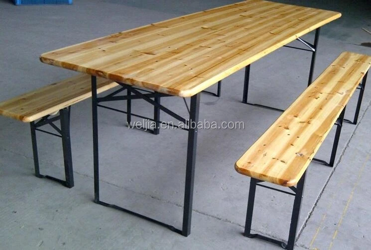 beer table and bench set