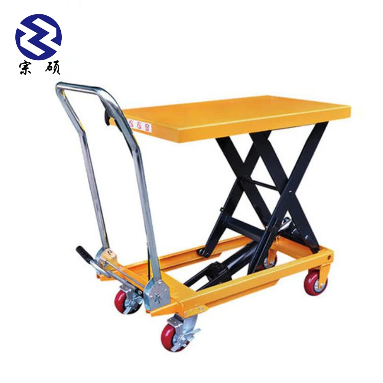 Заводская цена 1ton складной ручные ножницы подъемный стол