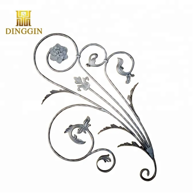 Decorative Wrought Iron Window Grill Design