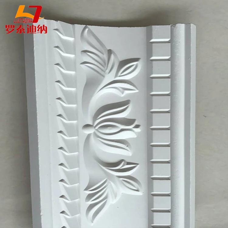 Gypsum Line Type Gypsum Plaster Moulding /Carving Cornice /House Interior Decoration