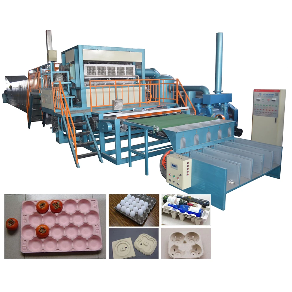 Waste Paper Recycling Machine Making Egg Tray