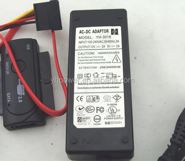 
 Заводская цена AC/DC адаптер для ноутбука 12V 2A SATA/ IDE ac адаптер питания  