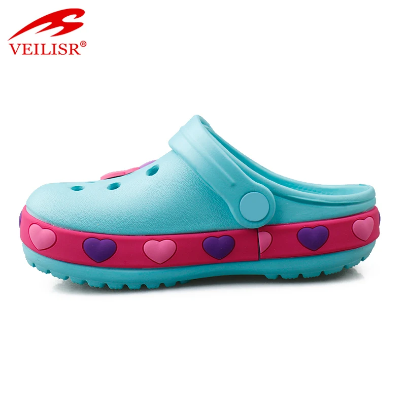 Most popular children beach EVA sandals garden shoes kids clogs