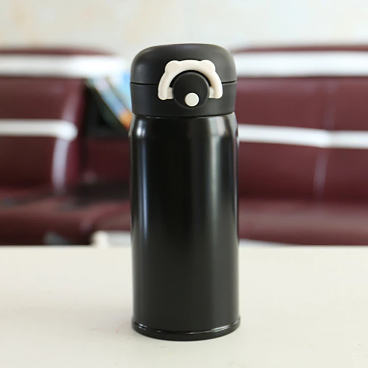 Cute Gradient Color Vacuum Cup 350ml Stainless Steel Insulated Thermos Flask For Gift