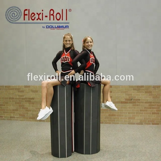 Dollamur flexi roll gymnastics landing mat/multi-function sports equipment/carpet rolling mats