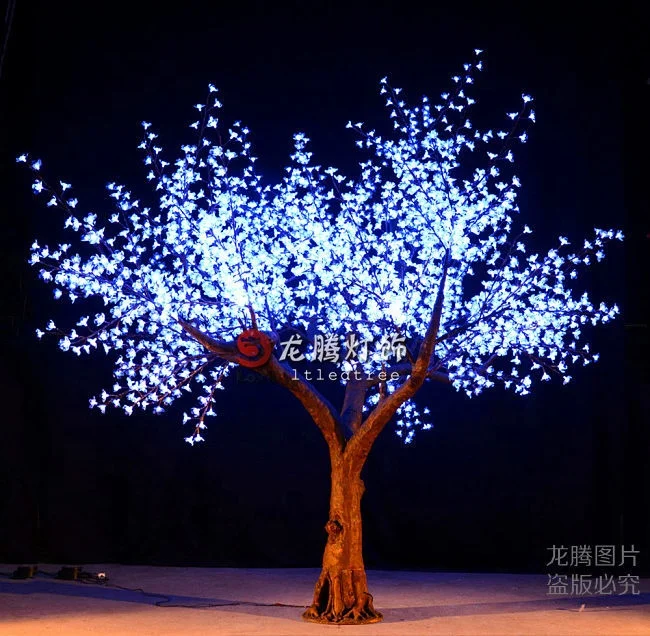 
Wholesale outdoor decoration lighting white artificial giant christmas tree 
