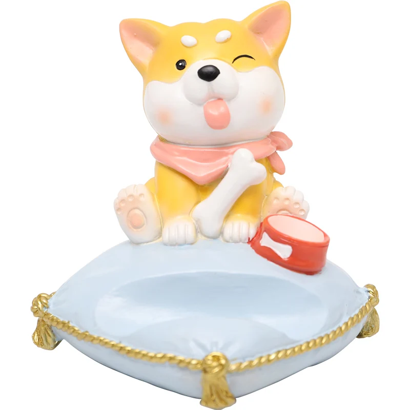 Roogo Resin Puppy Desk Phone Stand Dog Cat Shape Mobile Holder