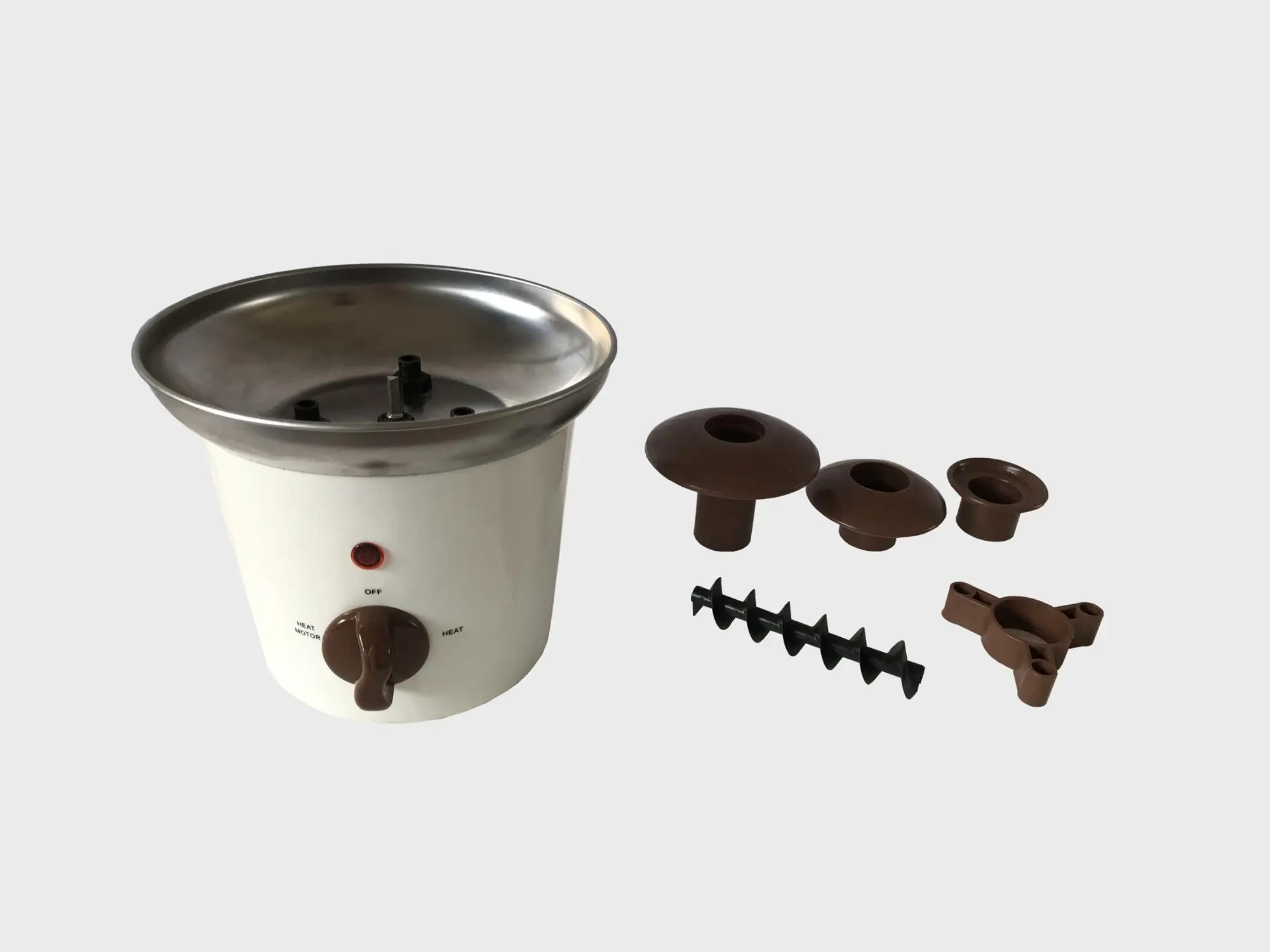 Мини фонтан из нержавеющей стали для домашнего шоколадного фондю