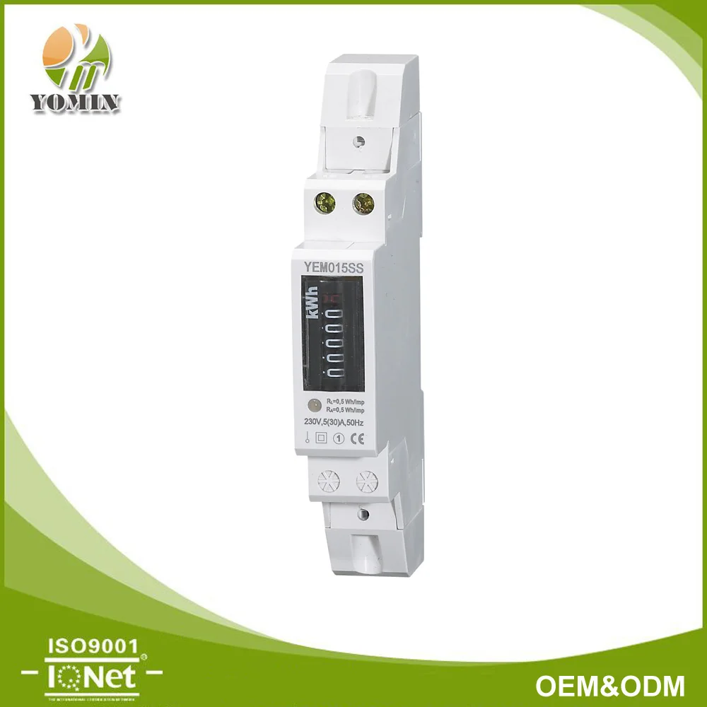 Бытовые 1 Этап 2 Провода Счетчик Электроэнергии/Электронный Час Вт/Аналоговый счетчик квтч