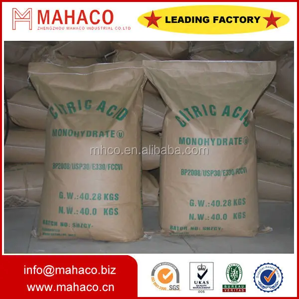 China factory chemical industrial production citric acid