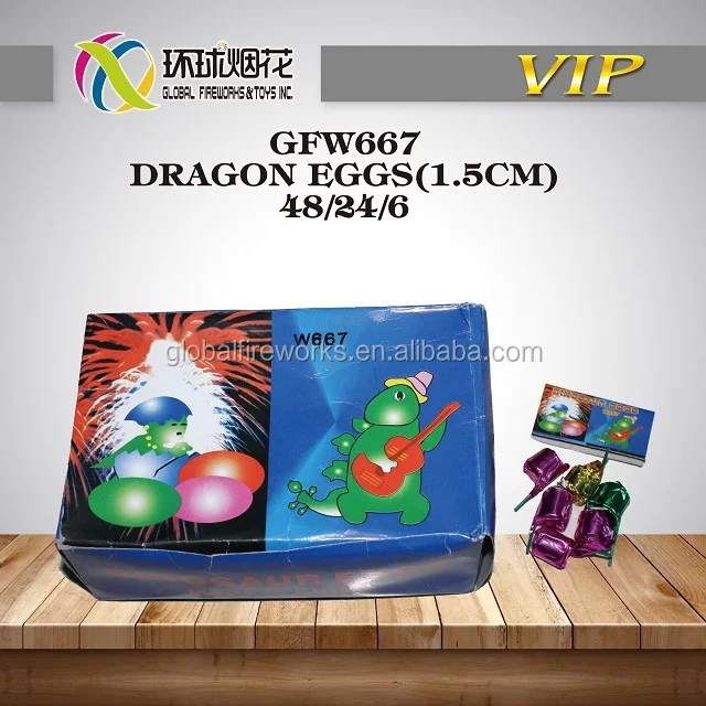 GFW667 Dragon Eggs(1.5CM) Ground Pili Crackers Dragon Eggs 1.4G UN0336 Outdoor Liuyang Global Fireworks Fuegos Artificiales