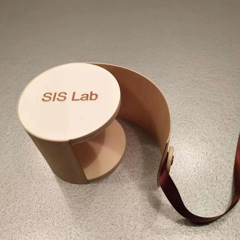 Экологичная деревянная коробка для косметики, Подарочная коробка для крема, банка, контейнер