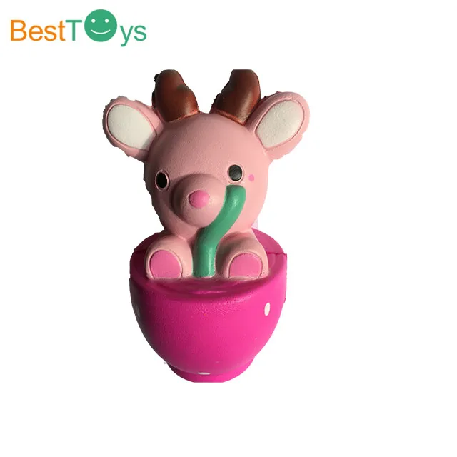 
Super Cute Soft Slow Rising Kawaii Squishy animal Keychain toys 